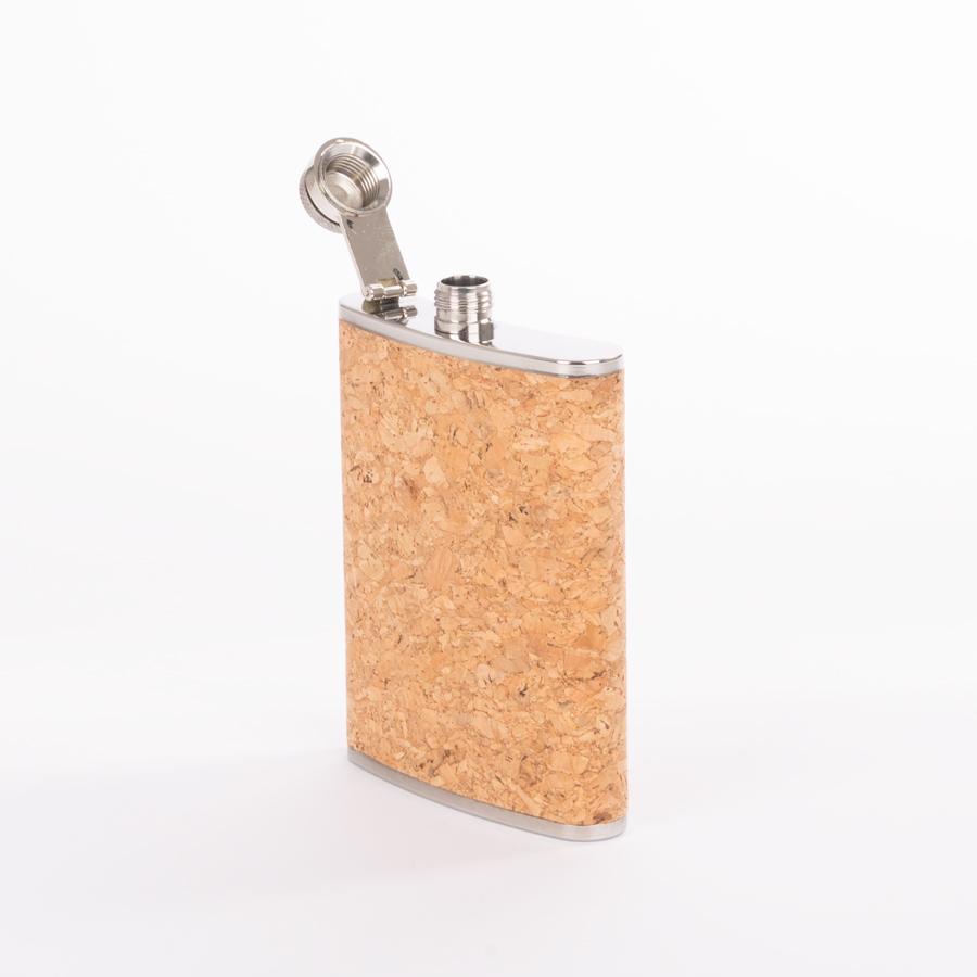 Petaca licorera "Cork" 8 oz - Imagen 3