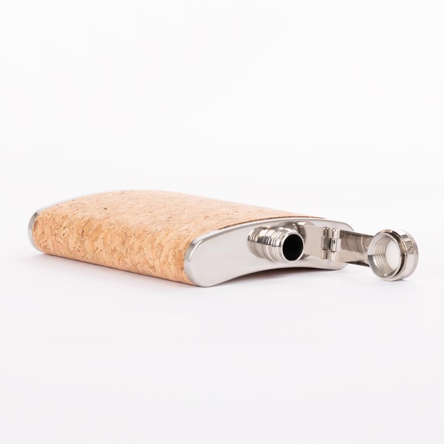 Petaca licorera "Cork" 8 oz - Imagen 4