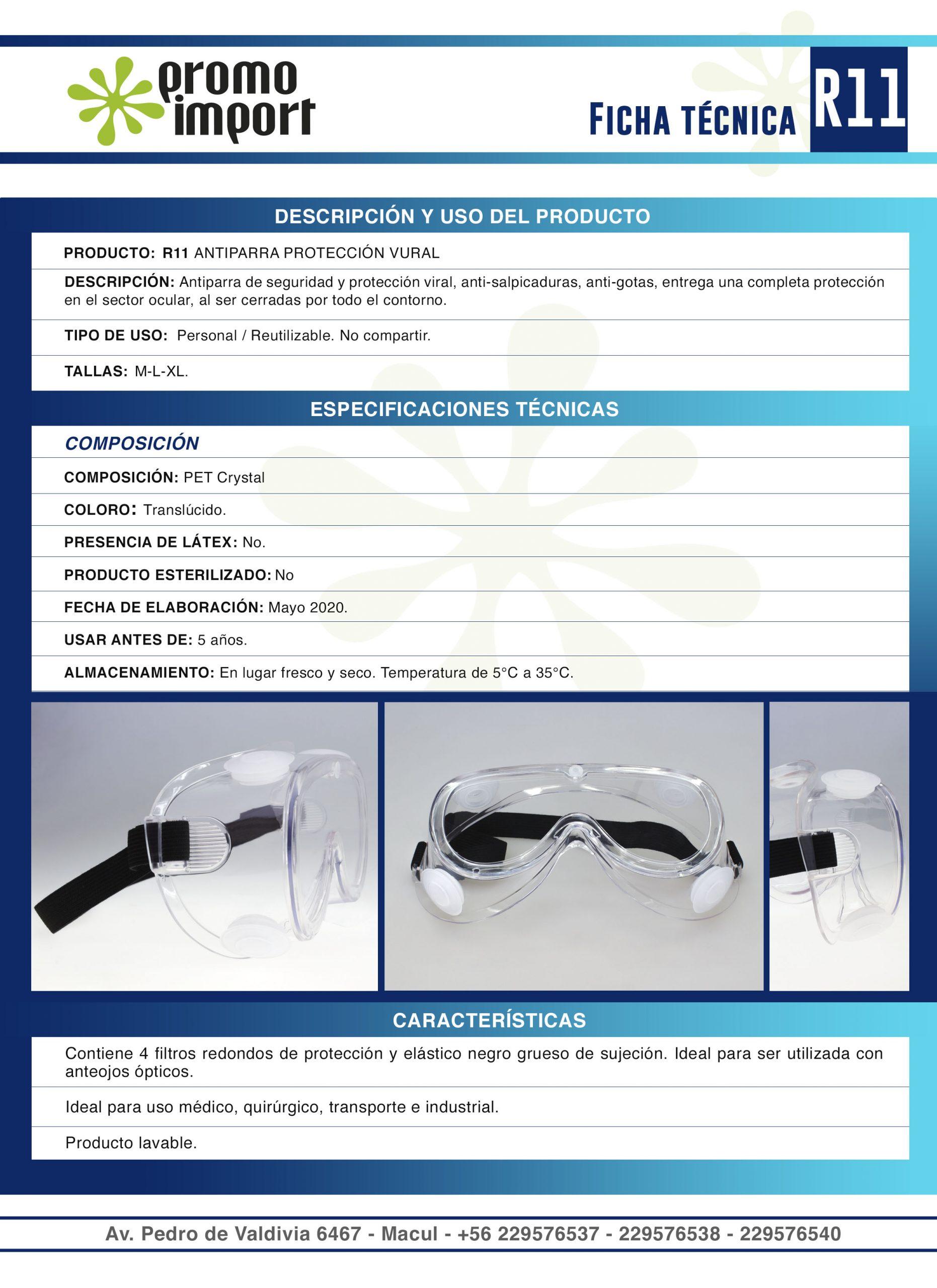 Antiparras de Seguridad Antisalpicaduras - Imagen 7
