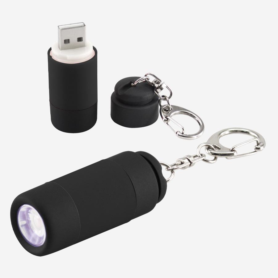 Llavero-Linterna LED Cargador USB - Imagen 3