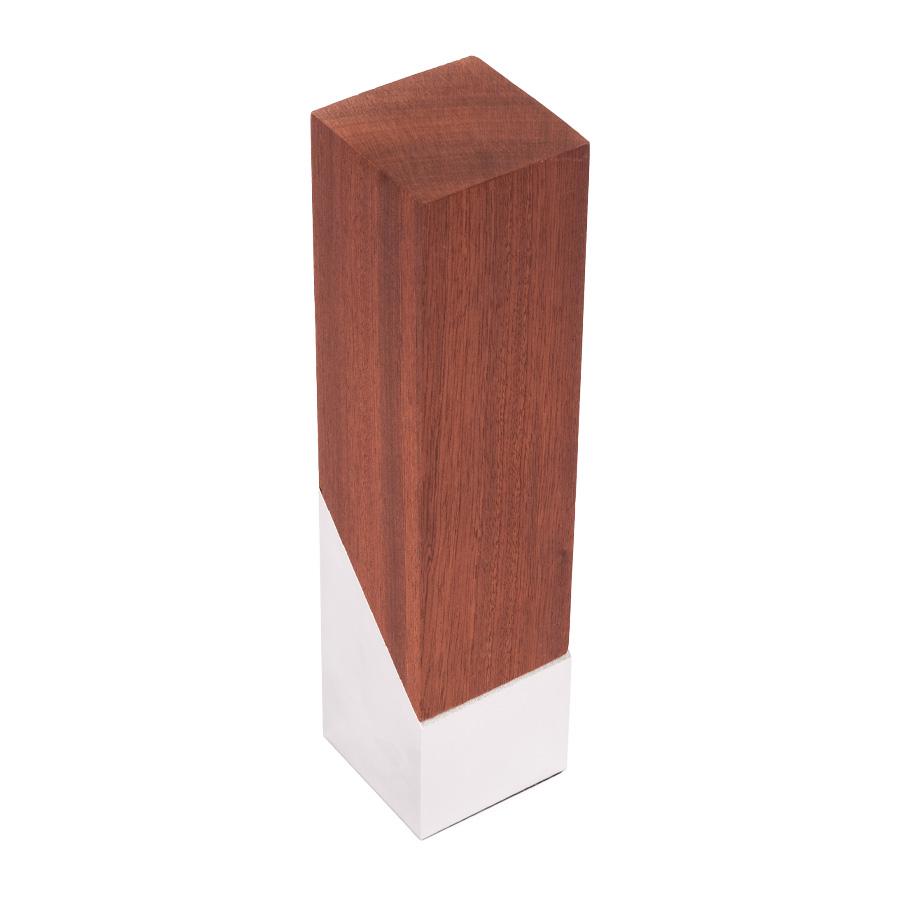 Bloque Trofeo de Acero y Madera "Lukas" - Imagen 7