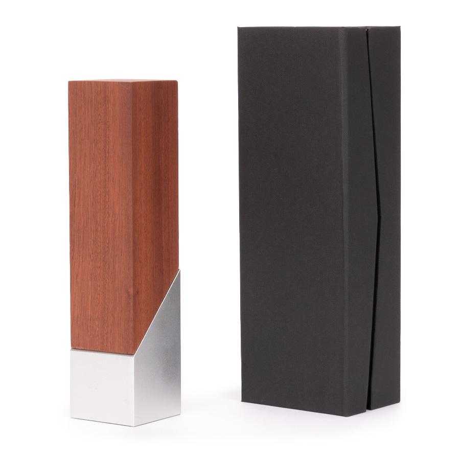 Bloque Trofeo de Acero y Madera "Lukas" - Imagen 8