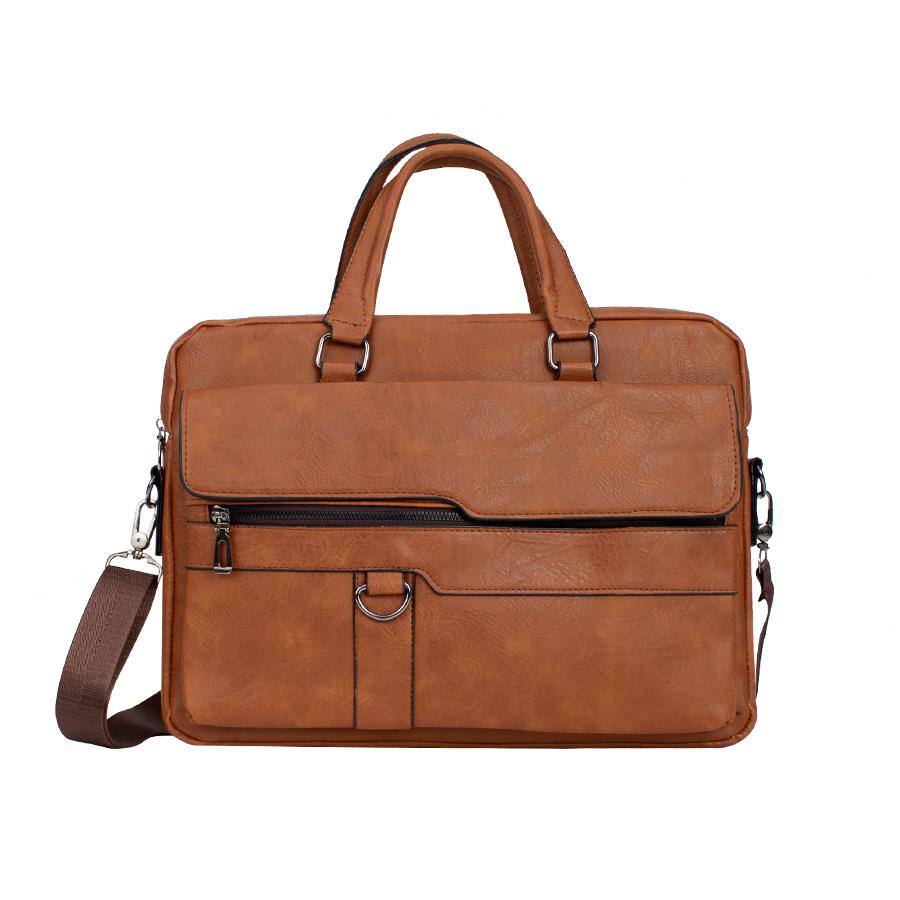 Maletín ejecutivo porta-notebook de Eco-cuero "Bronson" 6.5L - Imagen 3