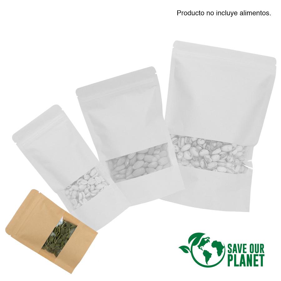 Bolsa Doypack Kraft para Alimentos 80 ml