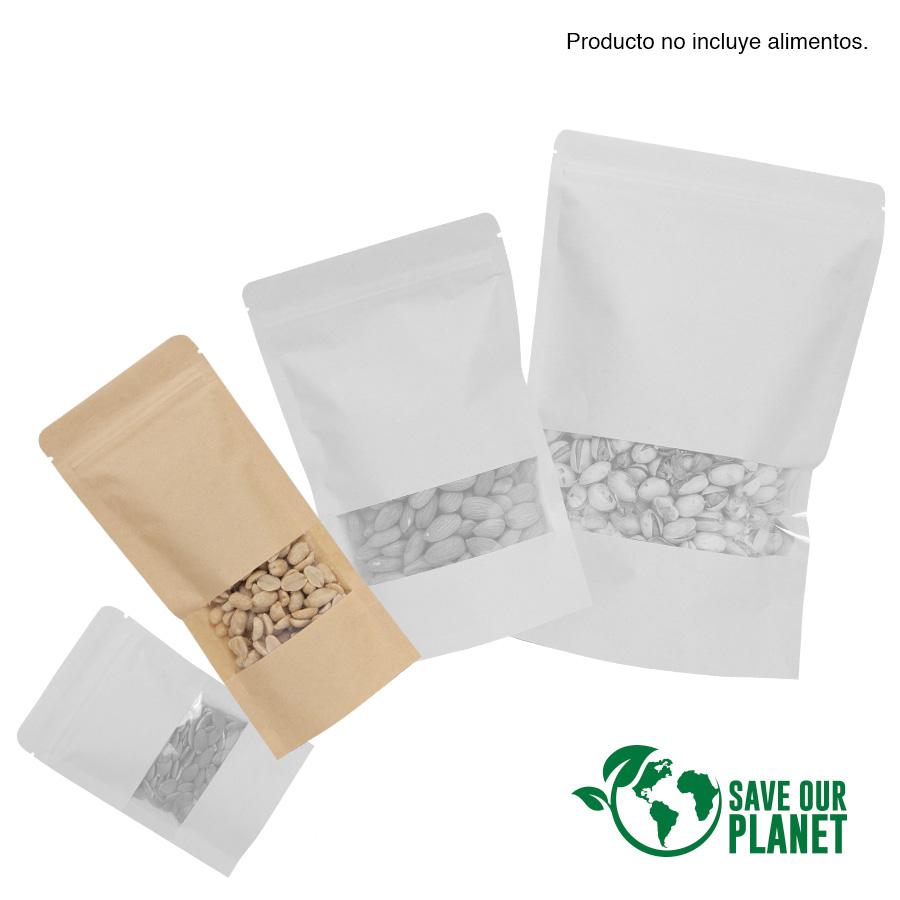 Bolsa Doypack Kraft para Alimentos 250 ml