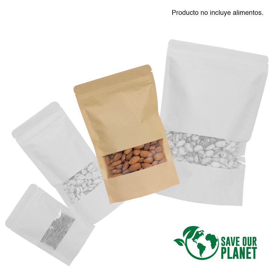 Bolsa Doypack Kraft para Alimentos 700 ml