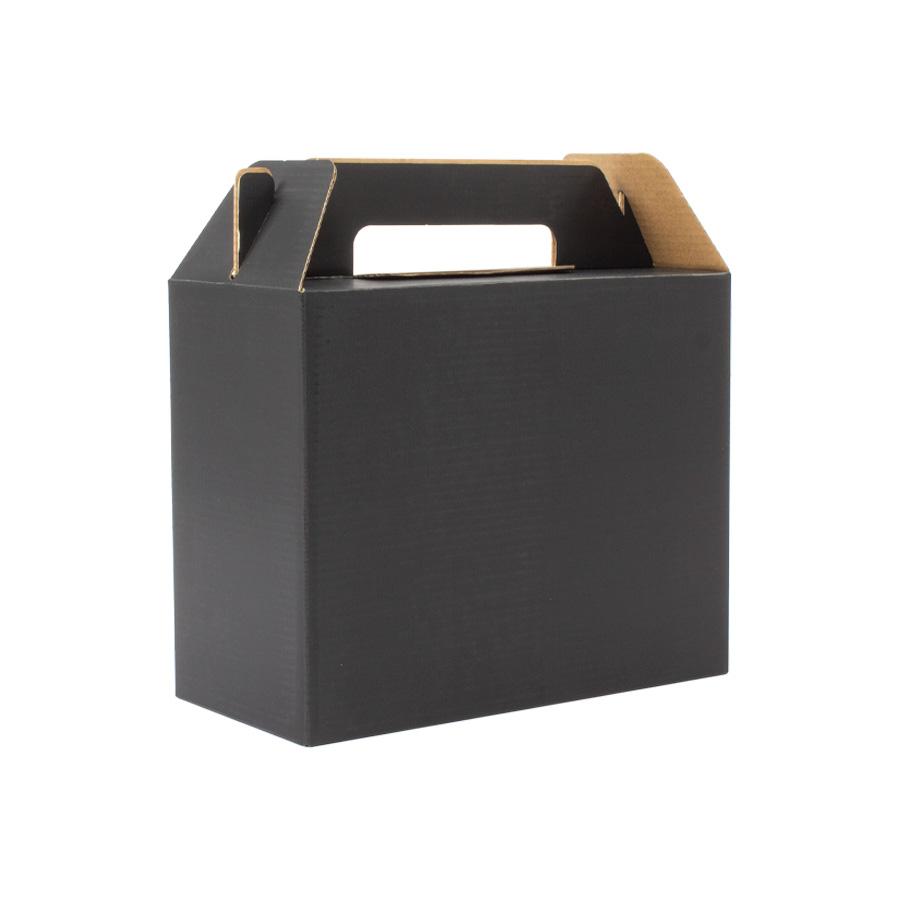 Caja autoarmable con asas, 25x20x12 cm - Imagen 2