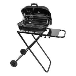 Parrilla Portátil Plegable con Ruedas