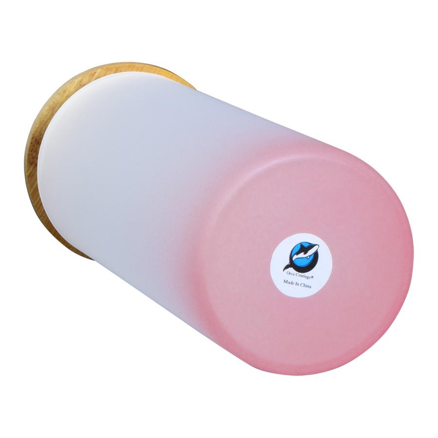 Botella Vidrio Borosilicato Sublimación, tapa Bamboo 500cc - Imagen 10