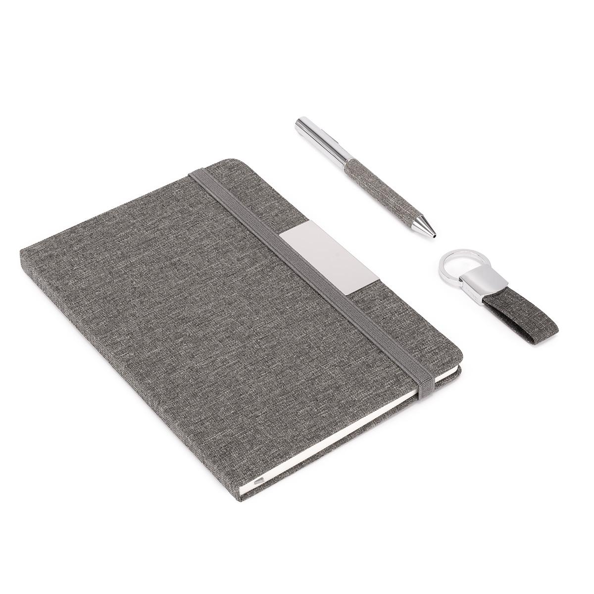 Set PARATY: Libreta de Notas, Bolígrafo y Llavero - Imagen 2