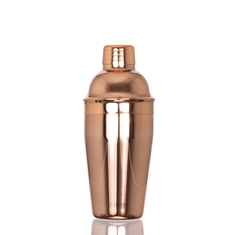 Coctelera metálica encobrizada "Copper" 500cc