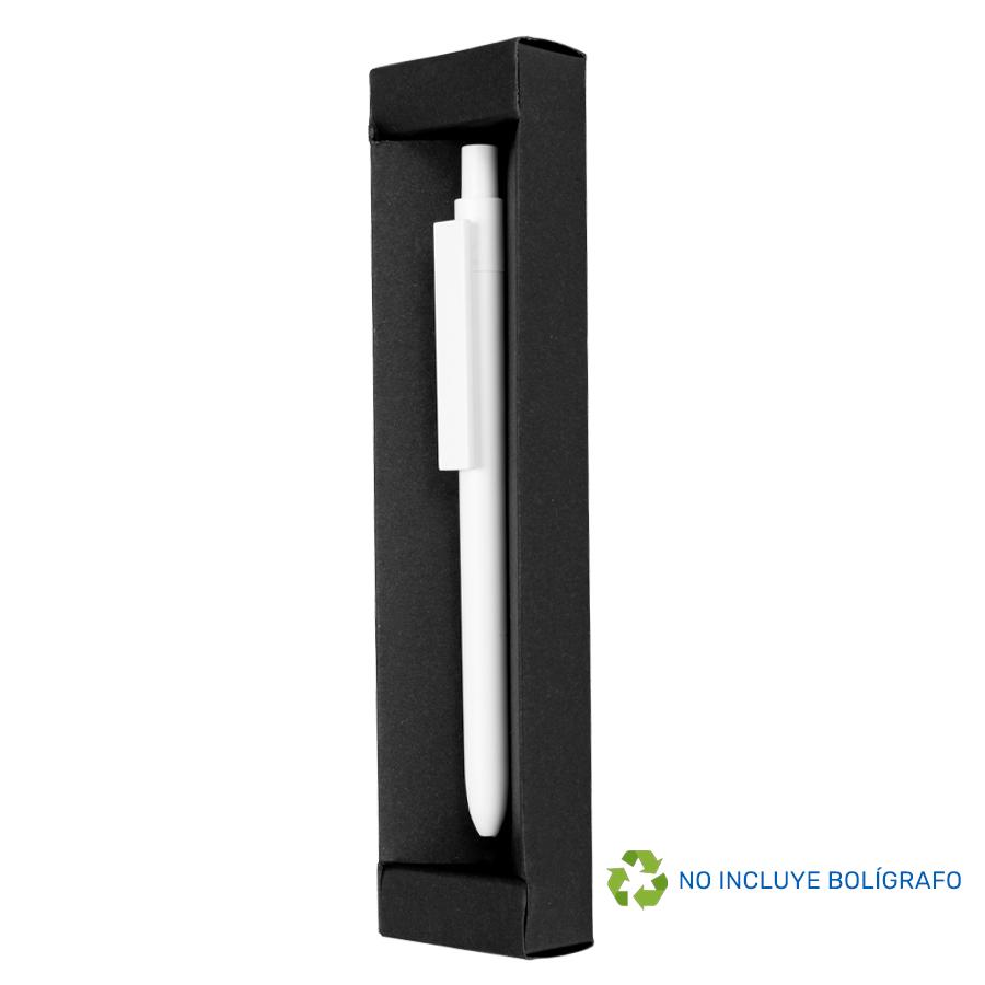 Estuche Porta-Lápiz o Bolígrafo, en cartón negro. - Imagen 5