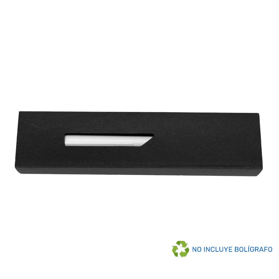 Estuche Porta-Lápiz o Bolígrafo, en cartón negro. - Imagen 4