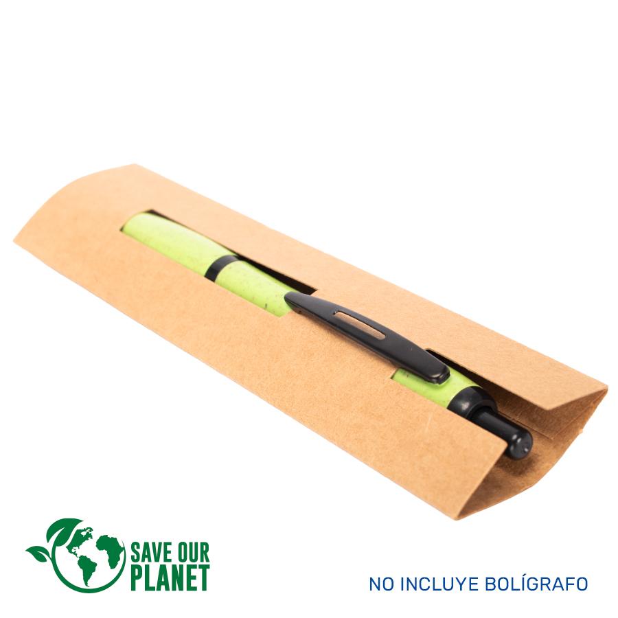 Estuche Porta-Lápiz o Bolígrafo, en cartón reciclado. - Imagen 2