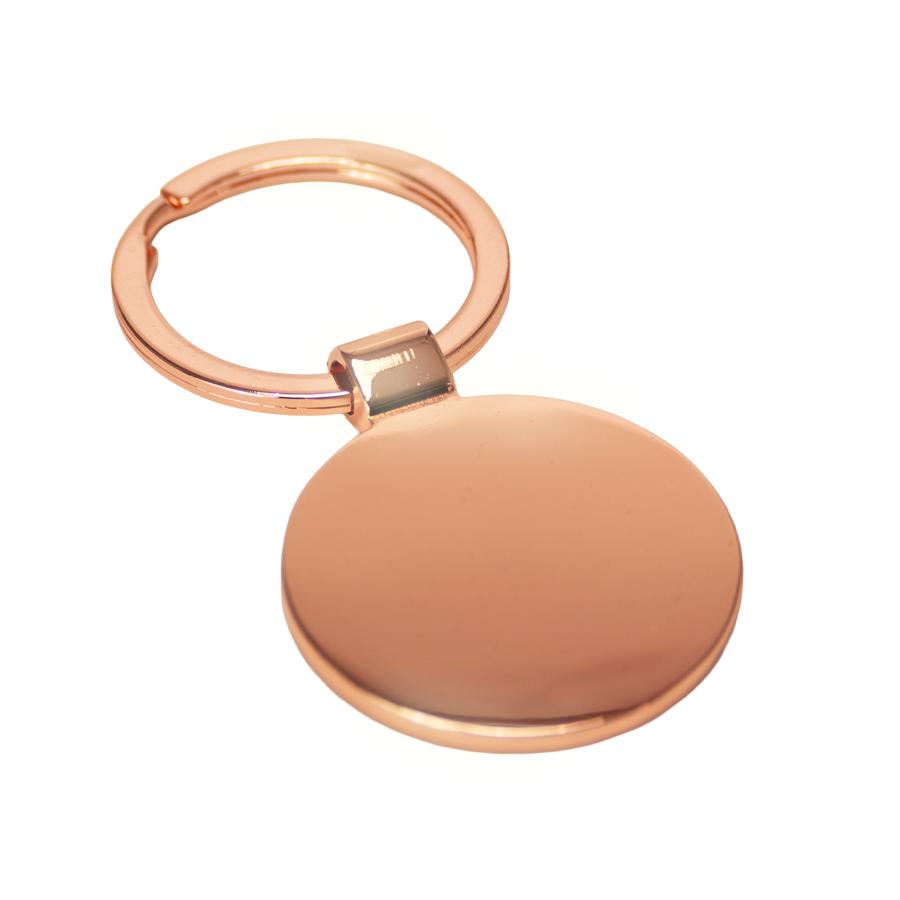 Llavero redondo encobrizado "Copper" - Imagen 2