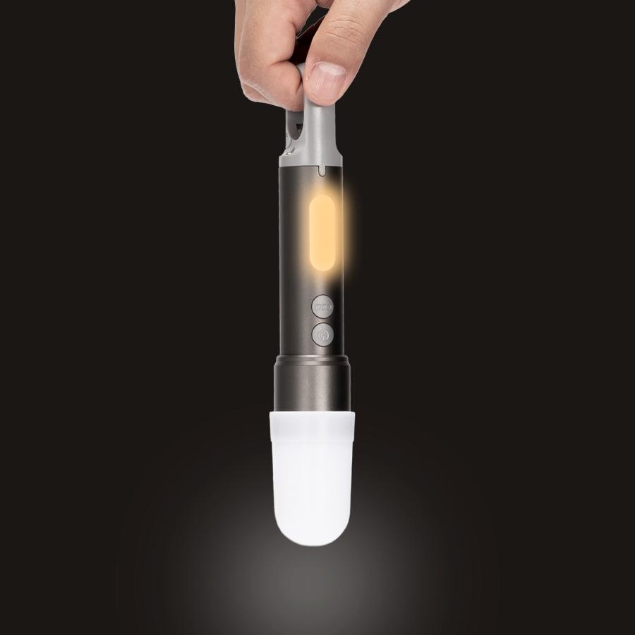 USB Linterna Táctica y lámpara recargable "Hook" 15-en-1 - Imagen 11