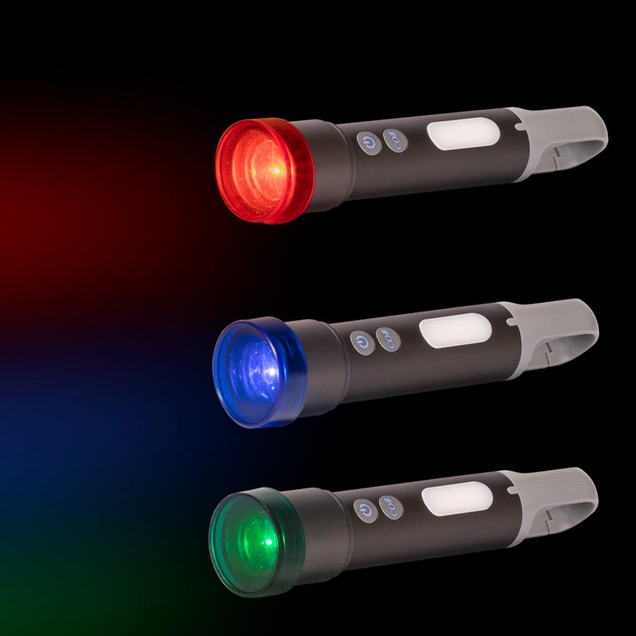 USB Linterna Táctica y lámpara recargable "Hook" 15-en-1 - Imagen 8