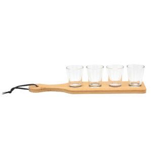Set de vasos tequileros "Toc toc"