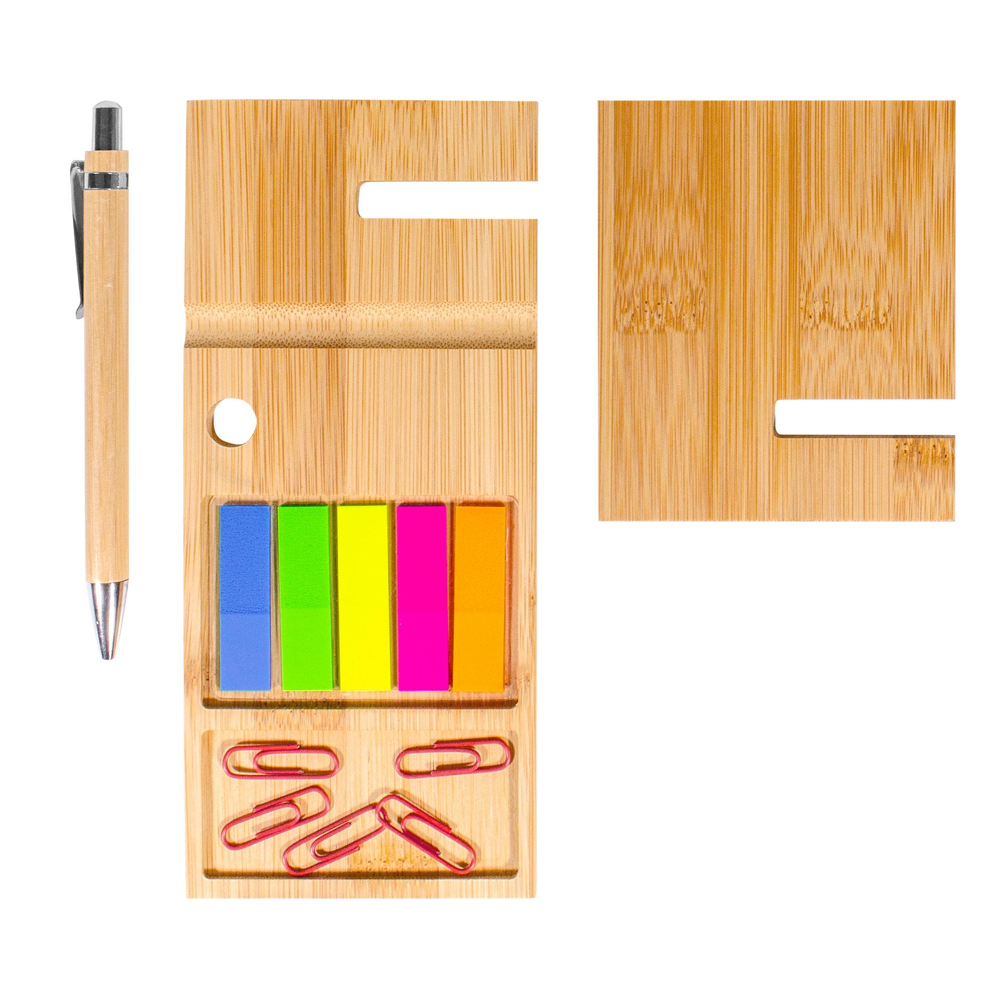 Organizador de escritorio de bambú "Nagano desk" - Imagen 6