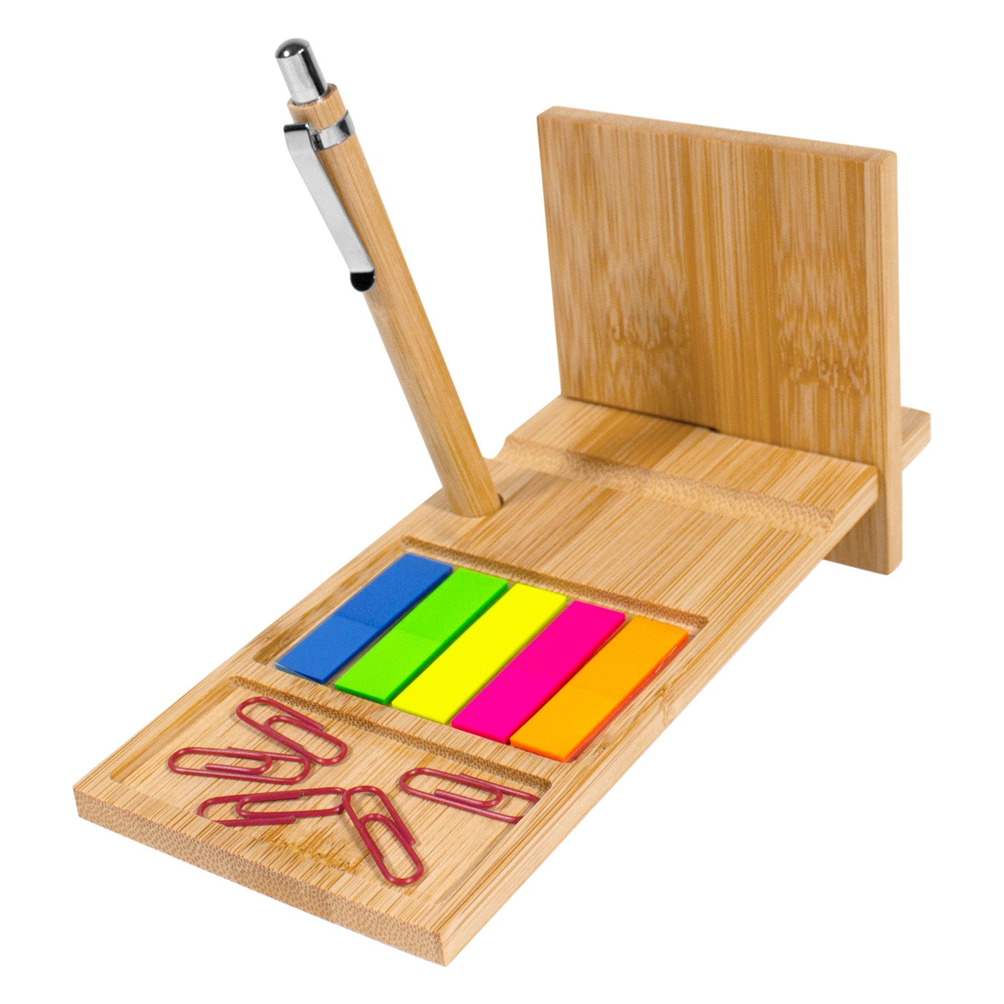 Organizador de escritorio de bambú "Nagano desk" - Imagen 2