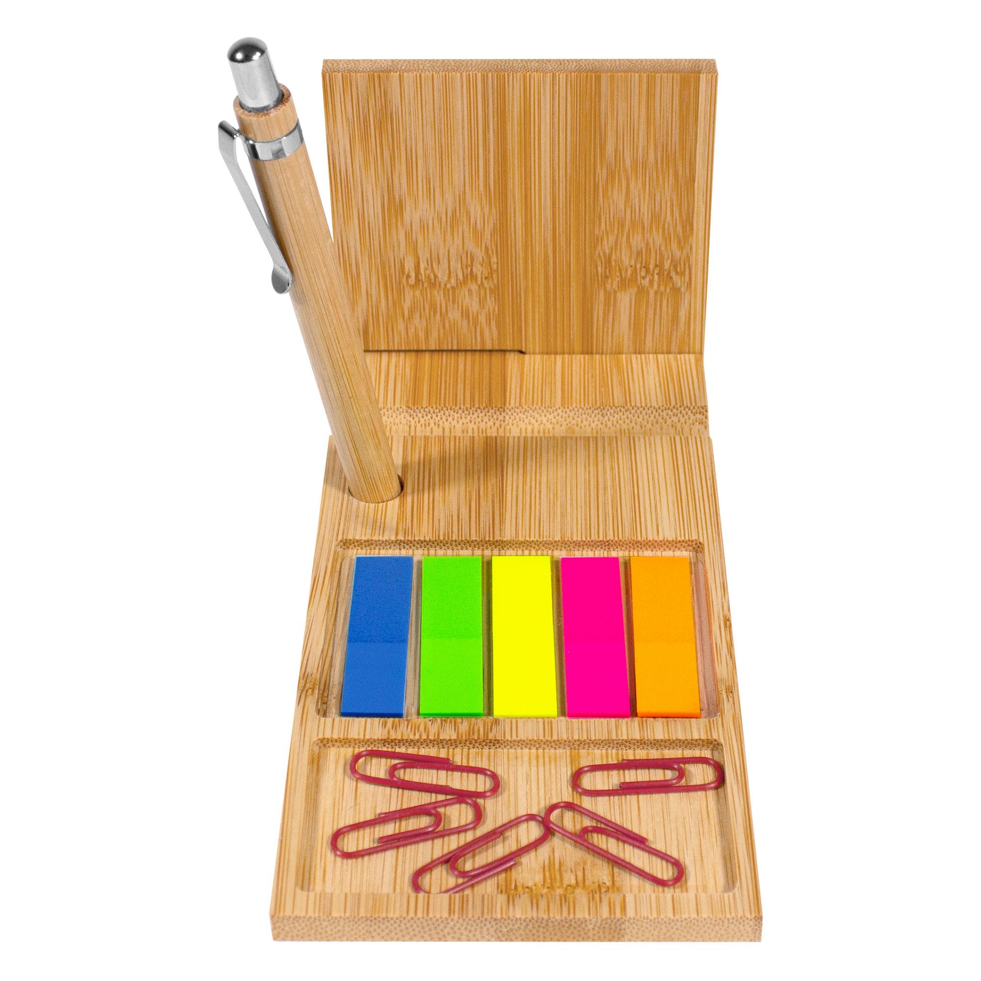 Organizador de escritorio de bambú "Nagano desk" - Imagen 4