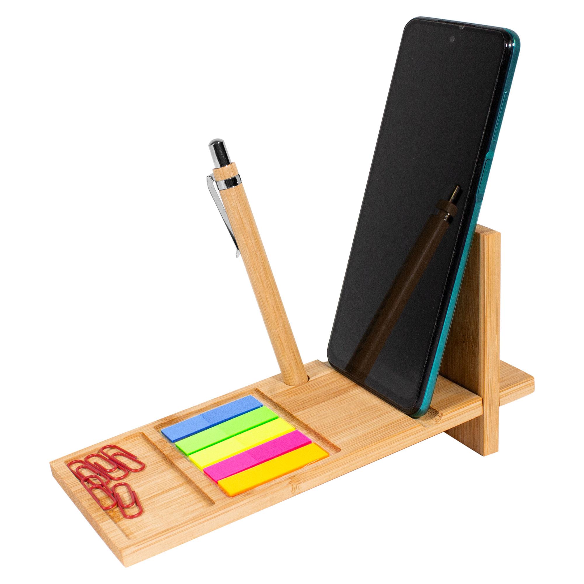 Organizador de escritorio de bambú "Nagano desk" - Imagen 3