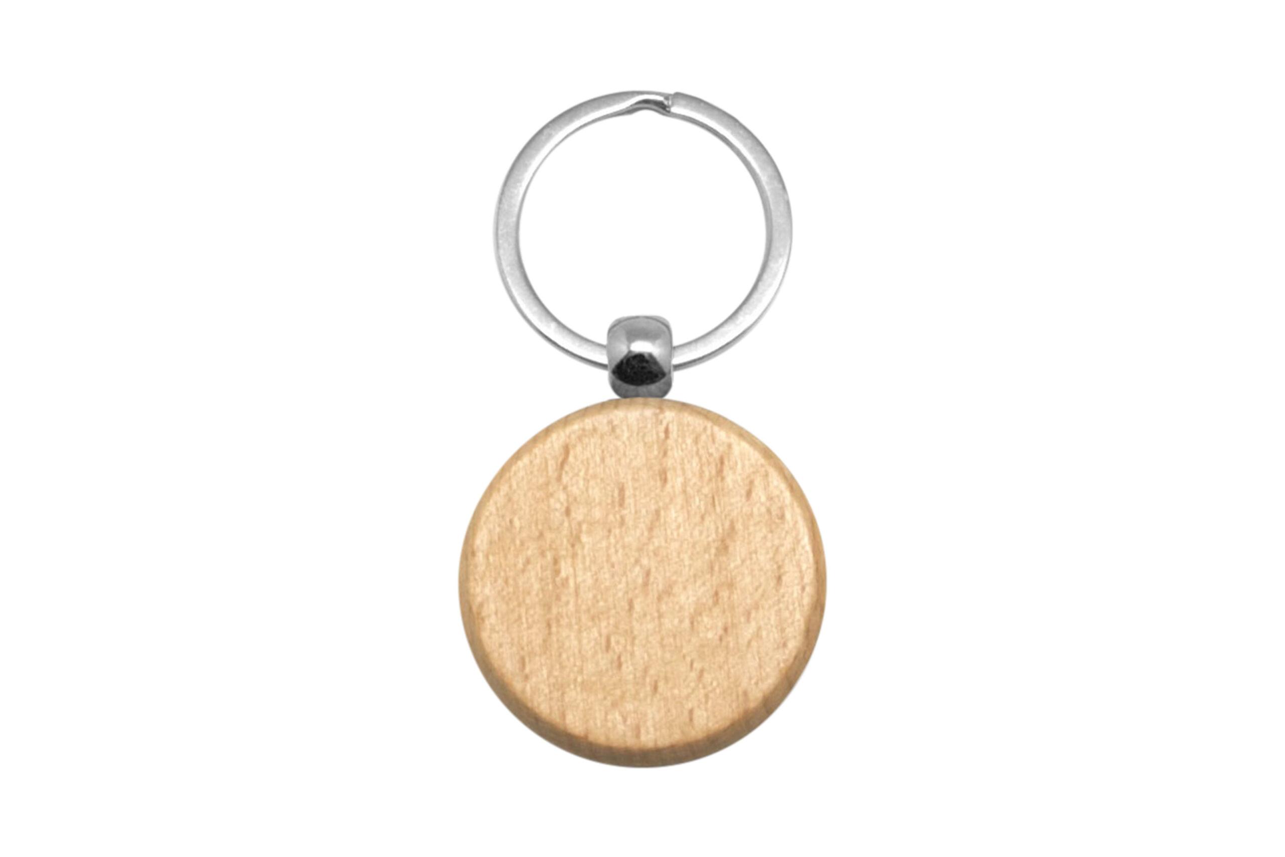 Llavero de madera "Rubí"