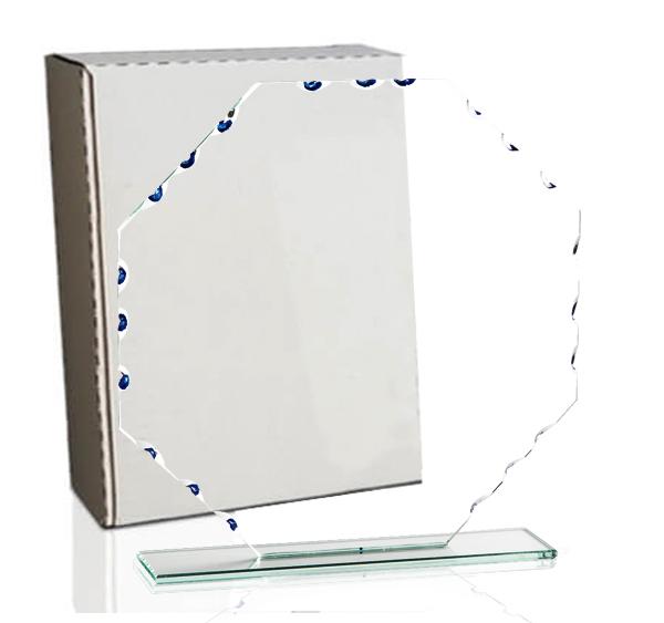 Galvano Cristal Octagonal 165 x 160 mm.