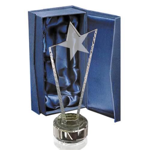 Galvano Cristal Estrella 240 x 85 mm.