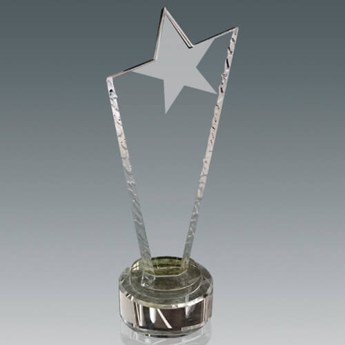Galvano Cristal Estrella 240 x 85 mm. - Imagen 2