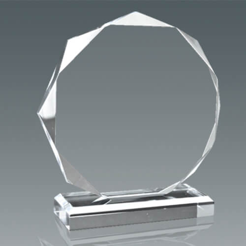 Galvano Cristal Octagonal 150 x 130 mm. - Imagen 2