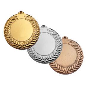 Medalla 40 mm hoja de laurel