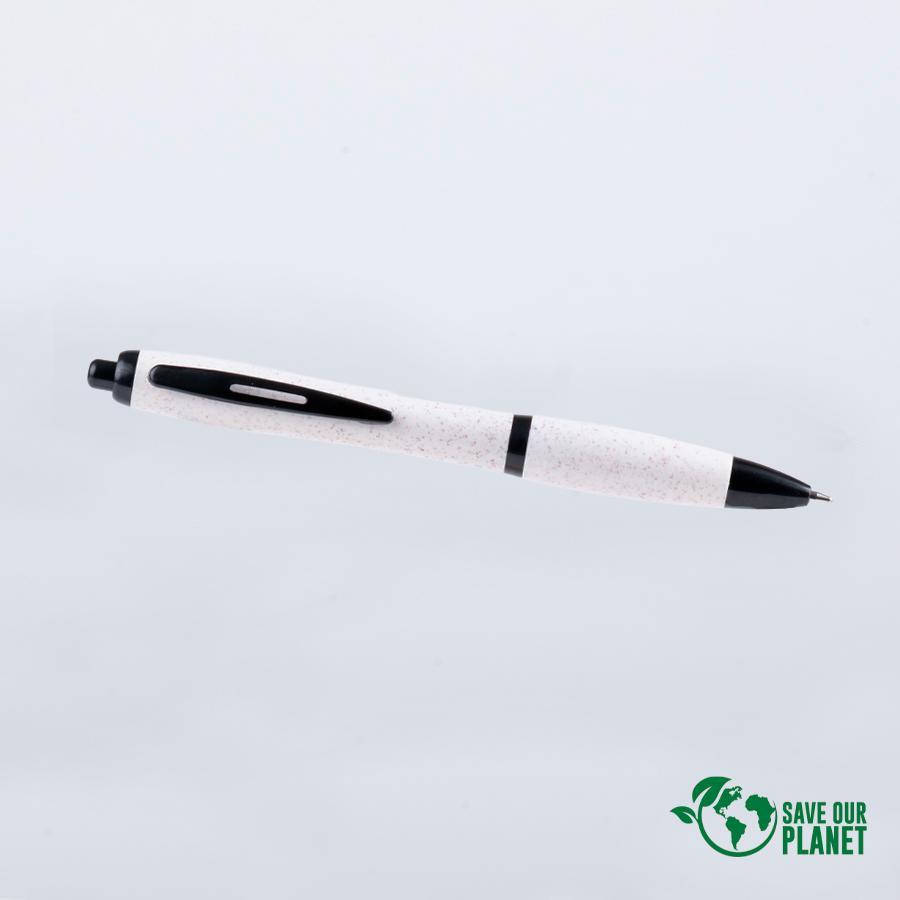 Bolígrafo ecológico de fibra de trigo "Element 2" tinta azul - Imagen 2