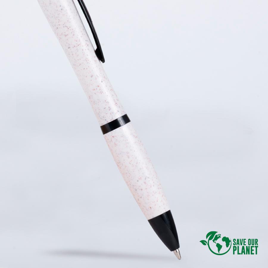 Bolígrafo ecológico de fibra de trigo "Element 2" tinta azul - Imagen 5