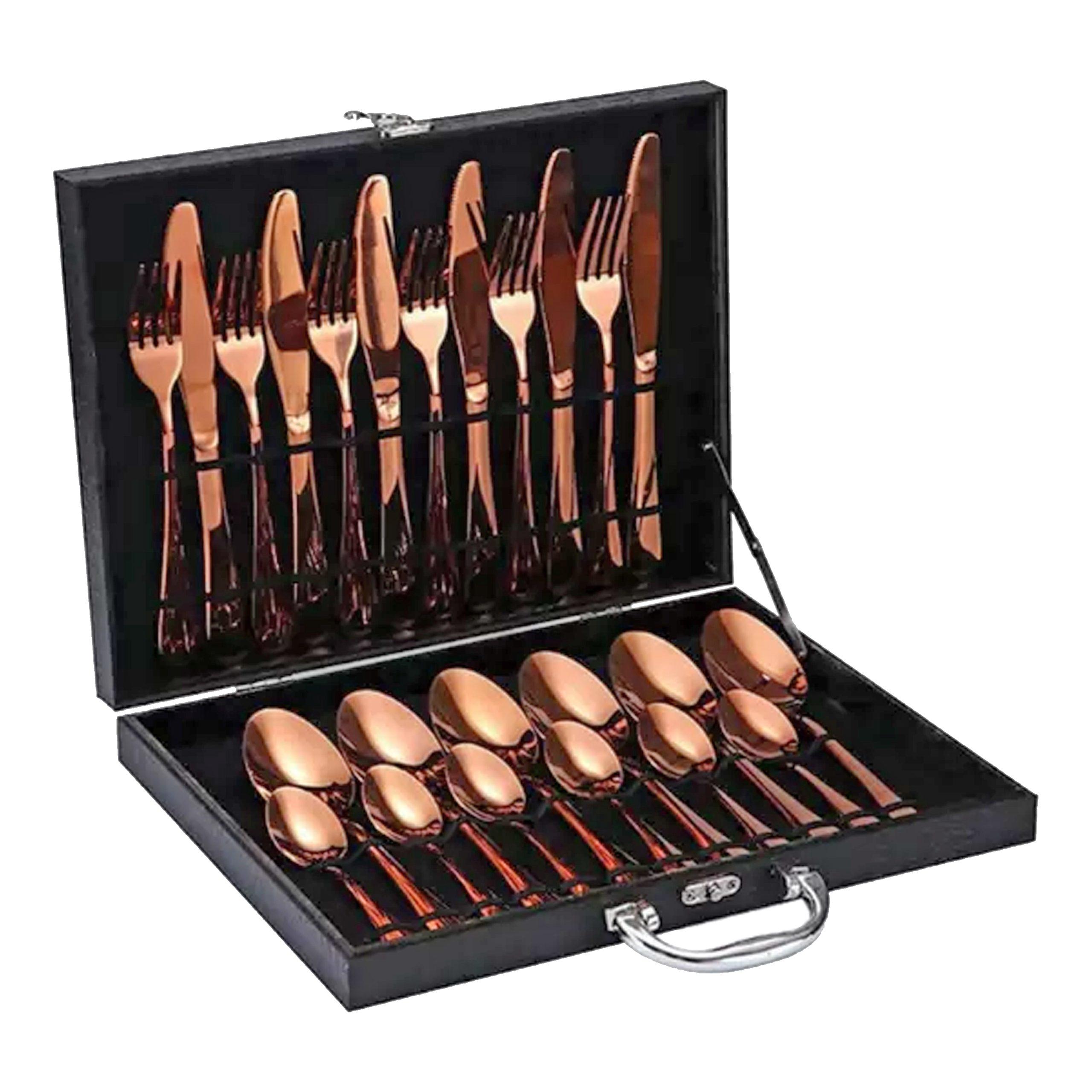 Set de Cubiertos Encobrizados