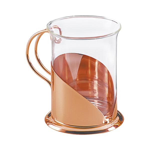 Set de cafetera francesa y tazas encobrizado - Imagen 4