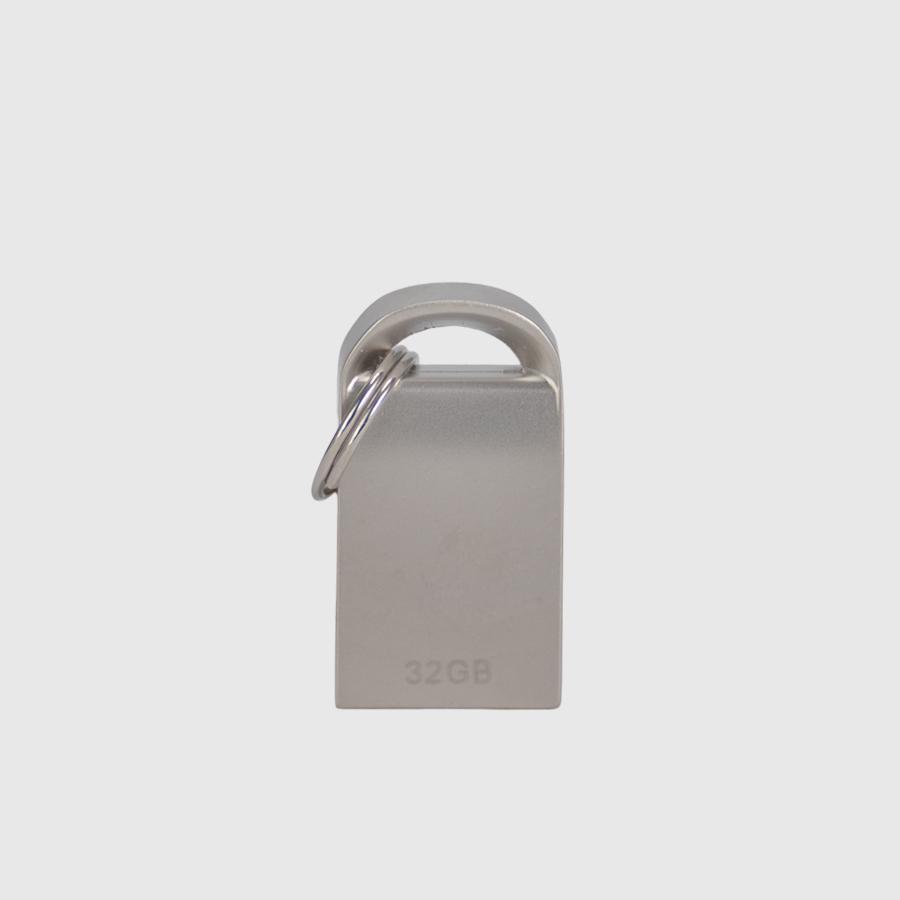 USB 2.0 mini pendrive "Lock" de acero inoxidable 32 GB - Imagen 2