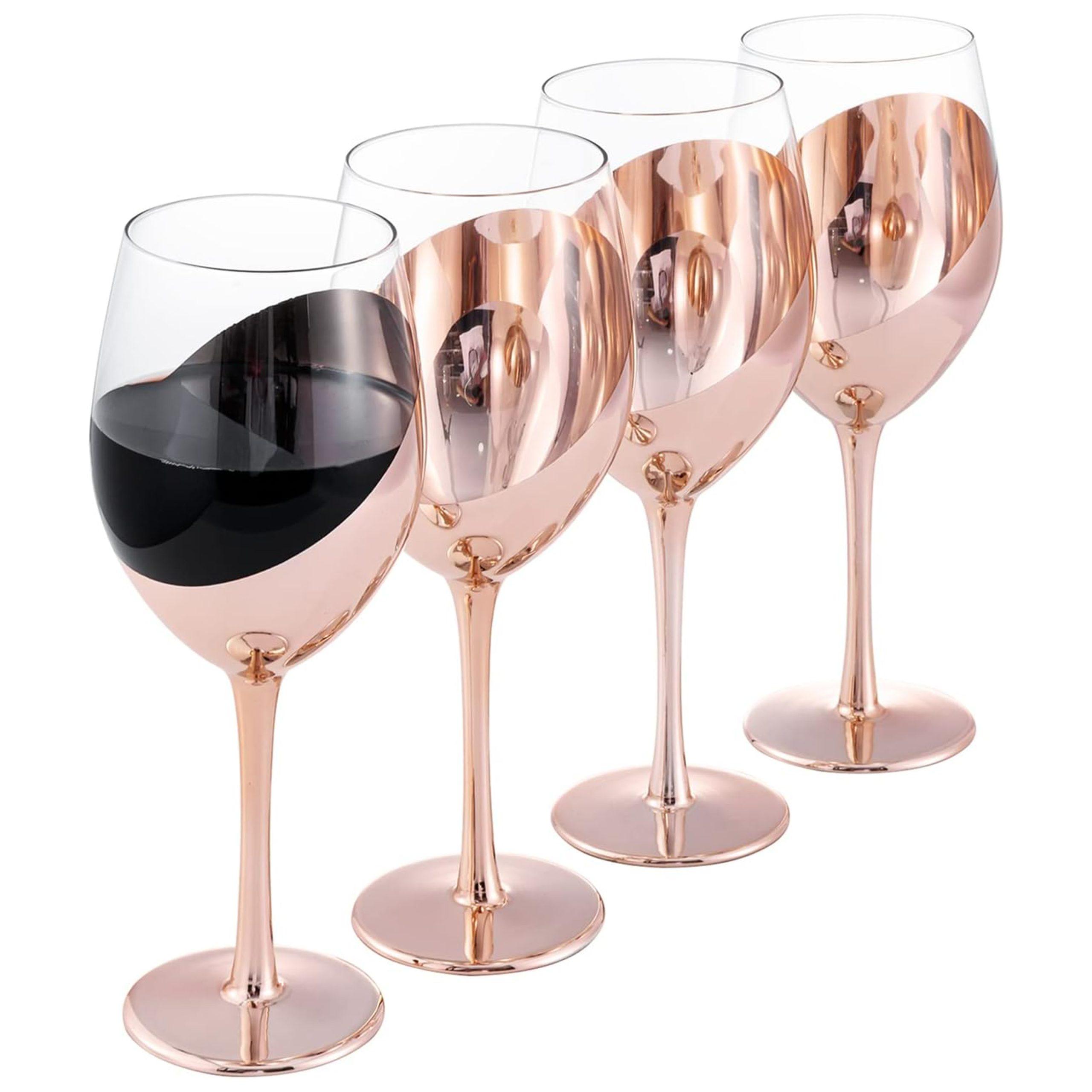 Set de copas y decantador para vino encobrizado - Imagen 9