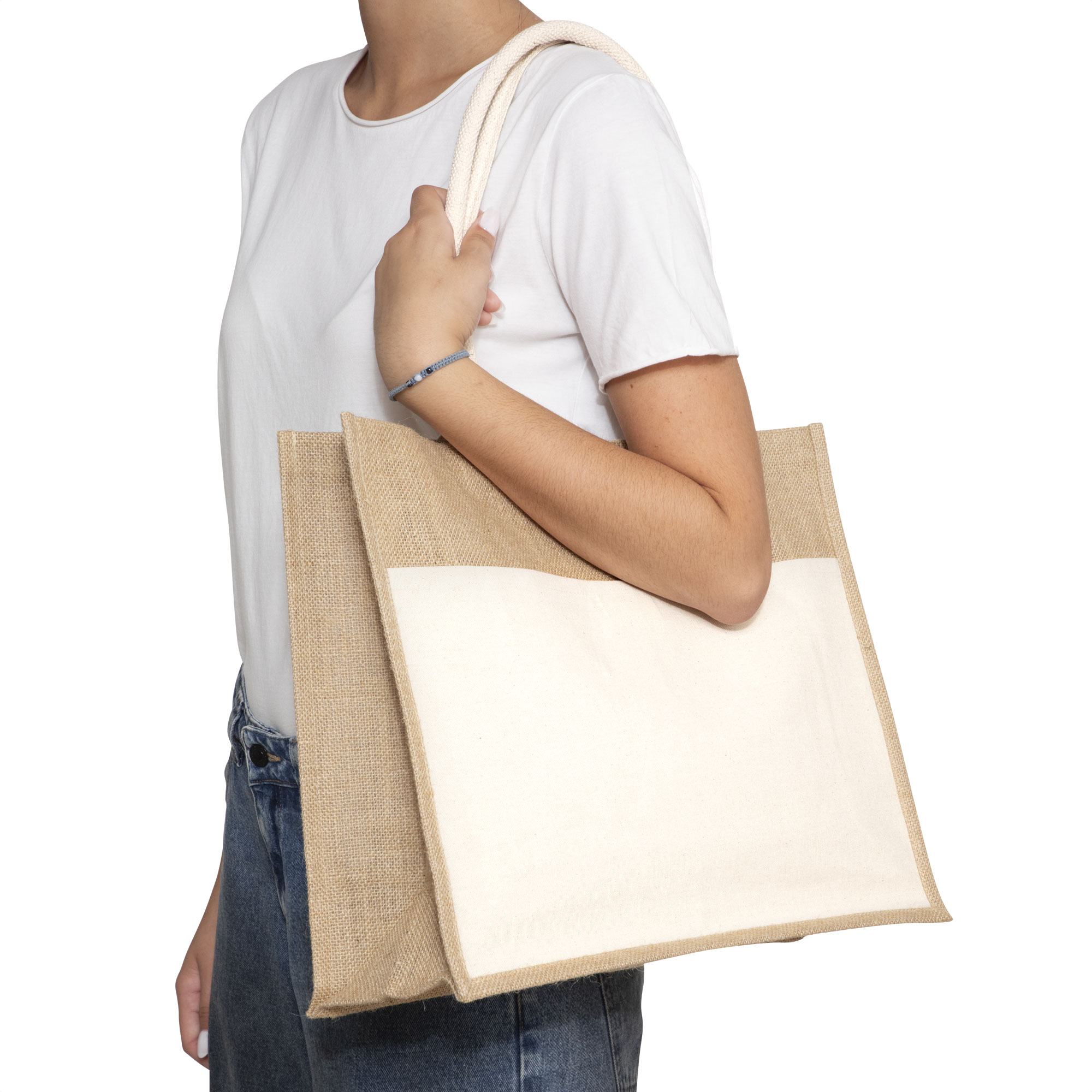 Bolsa de algodón y yute "Yucatán" - Imagen 10