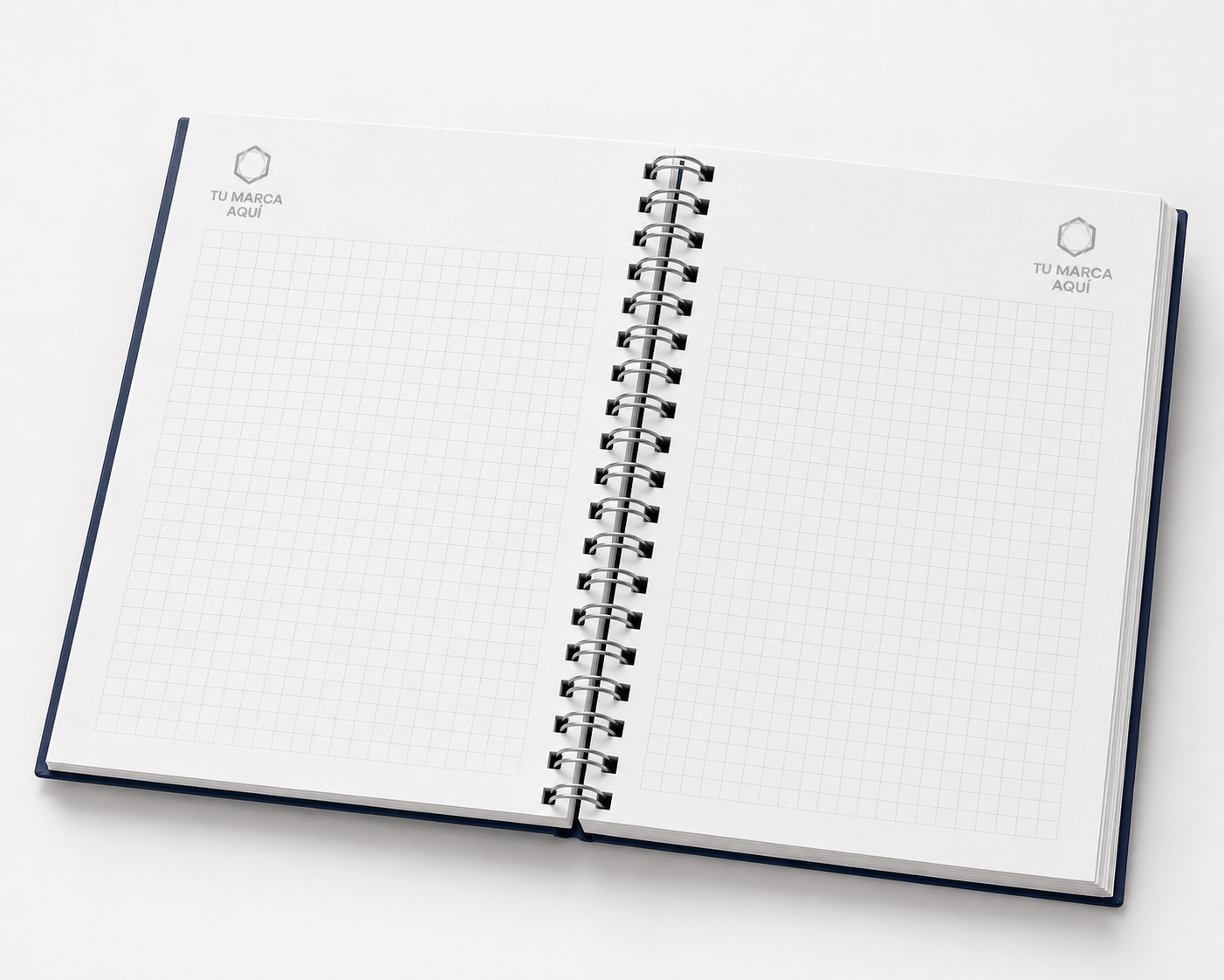 Cuaderno Institucional Personalizado Tapa Dura 14 x 21,5 cm. - Imagen 2