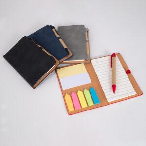 Libreta Memo Set "Aurora" con Bolígrafo